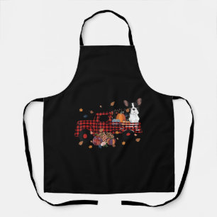 Bulldog Pumpkin Truck Erntedank Halloween Schürze