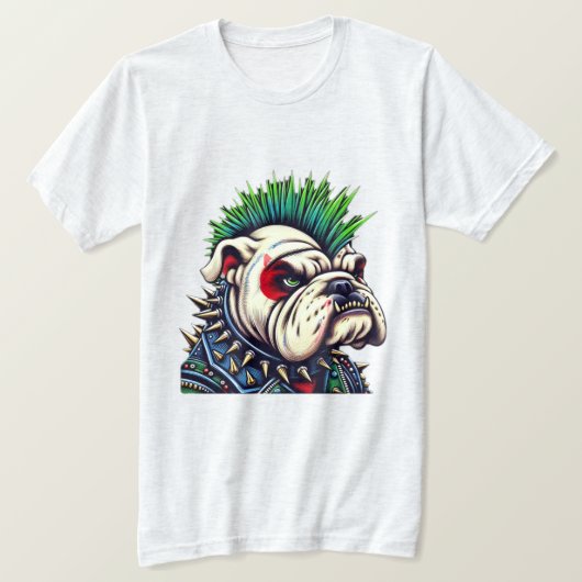 BULLDOG-PUNK ROCK 14 T-Shirt (Design vorne)