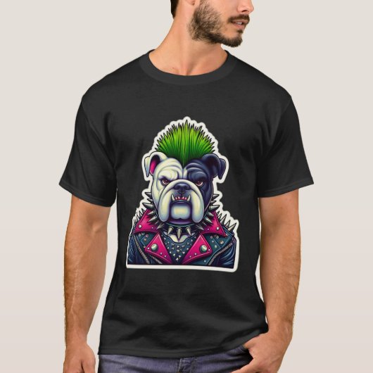 BULLDOG PUNK ROCKER 5 T-Shirt (Vorderseite)