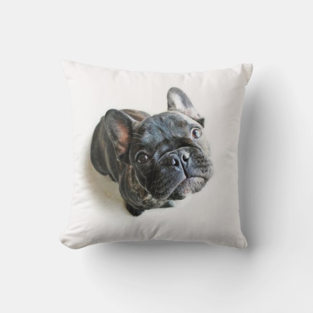 Bulldog-Puppe Kissen (Vorderseite)