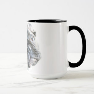 Bulldog-Puppe Tasse