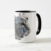 Bulldog-Puppe Tasse (VorderseiteRechts)