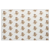 Bulldog Puppy Fabric Stoff (Yard (91,4 cm))