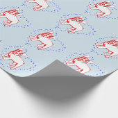 Bulldog Puppy Paper Geschenkpapier (Ecke)