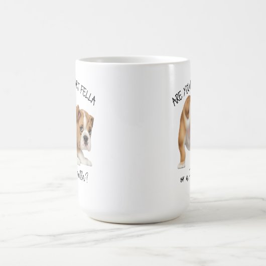 Bulldog Puppy Smart Fella Furz Smella Kaffeetasse (Mittel)