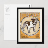 Bulldog Rag Sheet Cover Postkarte (Vorne/Hinten)
