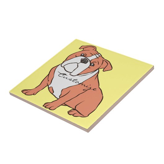 Bulldog-Rasse Thunder_Cove Fliese (Seite)