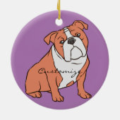 Bulldog-Rasse Thunder_Cove Keramik Ornament (Hinten)
