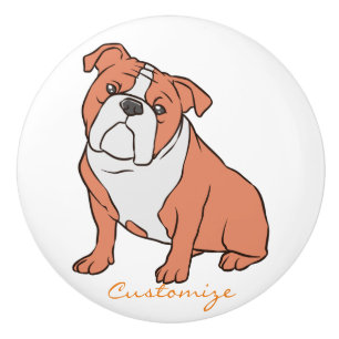 Bulldog-Rasse Thunder_Cove Keramikknauf