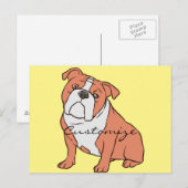 Bulldog-Rasse Thunder_Cove Postkarte (Vorne/Hinten)