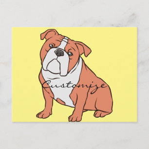 Bulldog-Rasse Thunder_Cove Postkarte