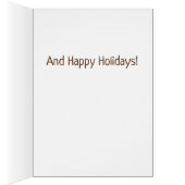 Bulldog Reindeer Antlers Frohe Weihnachtsgrüße (Innen (Rechts))