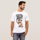 Bulldog rennt diesen T - Shirt (Vorne ganz)