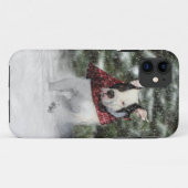 Bulldog Rescue Pup Dashing durch den Schnee Case-Mate iPhone Hülle (Rückseite (Horizontal))