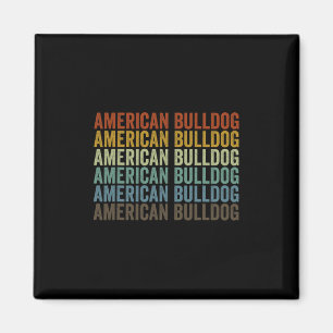 Bulldog Retro Magnet