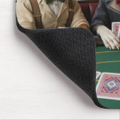 Bulldog Riverboat Gambler Mousepad (Ecke)