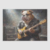 Bulldog Rockstar - Hor. - Entkoppelung - Seidenpapier (Vorderseite)