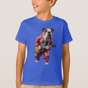 Bulldog Rockstar Kinder T-Shirt