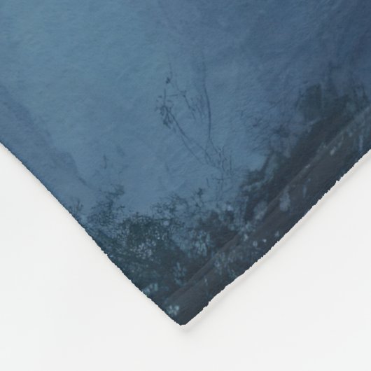 Bulldog Roller Untersetzer Weihnachten Fleecedecke (Ecke)