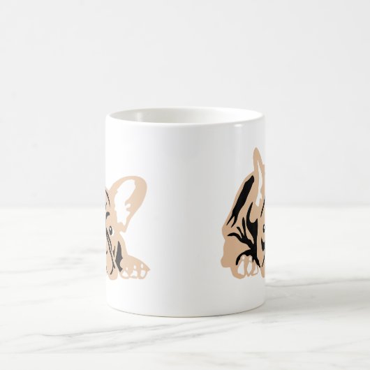 Bulldog-Rose Kaffeetasse (Mittel)