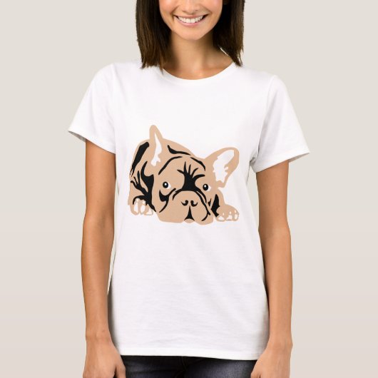Bulldog-Rose T-Shirt (Vorderseite)