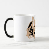 Bulldog-Rose Verwandlungstasse (Links)