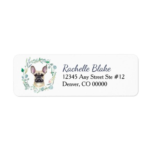 Bulldog-Rücksendeadresse (Vorne)