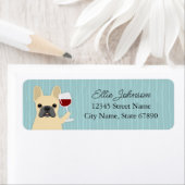 Bulldog-Rücksendeadressen-Aufkleber (Insitu)