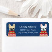 Bulldog-Rücksendeadressen-Aufkleber (Insitu)