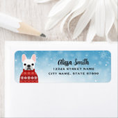 Bulldog-Rücksendeadressen-Aufkleber (Insitu)