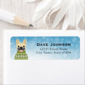 Bulldog-Rücksendeadressen-Aufkleber (Insitu)