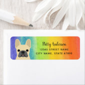 Bulldog-Rücksendeadressen-Aufkleber (Insitu)