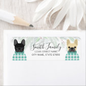 Bulldog-Rücksendeadressen-Aufkleber (Insitu)