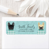 Bulldog-Rücksendeadressen-Aufkleber (Insitu)