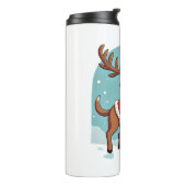 Bulldog Santa Cookies Thermosbecher (Nach links gedreht)