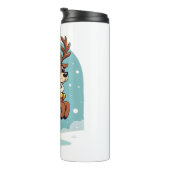 Bulldog Santa Cookies Thermosbecher (Nach rechts gedreht)