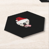 Bulldog Santa Essential T - Shirt Untersetzer (angewinkelt)