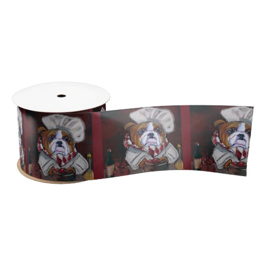 Bulldog Satinband (Spule)