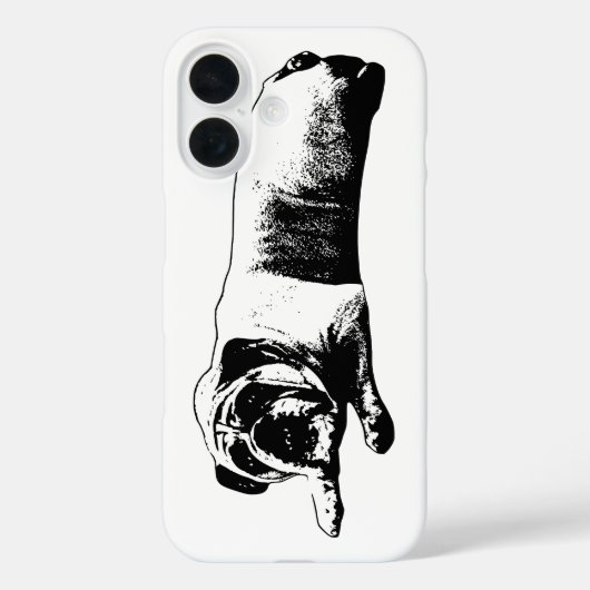 Bulldog-Sauberkeit Case-Mate iPhone Hülle (Rückseite)