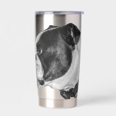 Bulldog Scarlet Tongue Charm Thermobecher (Links)