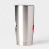 Bulldog Scarlet Tongue Charm Thermobecher (Rechts)