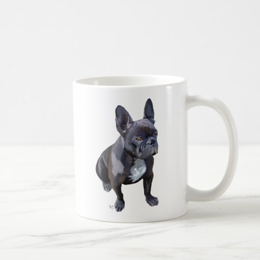 Bulldog Schlicht Kaffeetasse (Rechts)