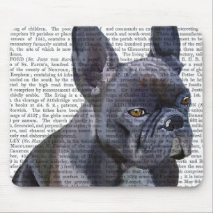 Bulldog Schlicht Mousepad