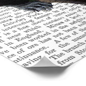 Bulldog Schlicht Poster (Ecke)