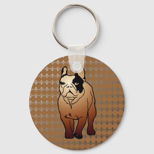 Bulldog Schlüsselanhänger (Vorderseite)