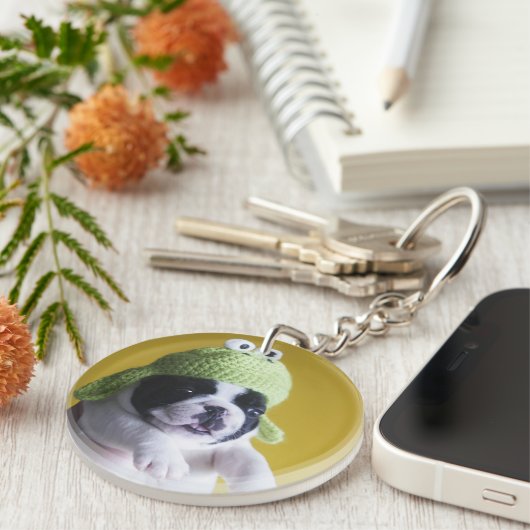 Bulldog Schlüsselanhänger (Vorderseite rechts)