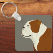 Bulldog Schlüsselanhänger (Vorderseite)