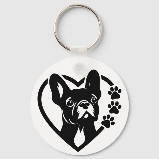Bulldog Schlüsselanhänger (Vorderseite)