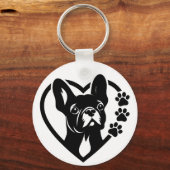 Bulldog Schlüsselanhänger (Rückseite)