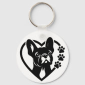 Bulldog Schlüsselanhänger (Rückseite)